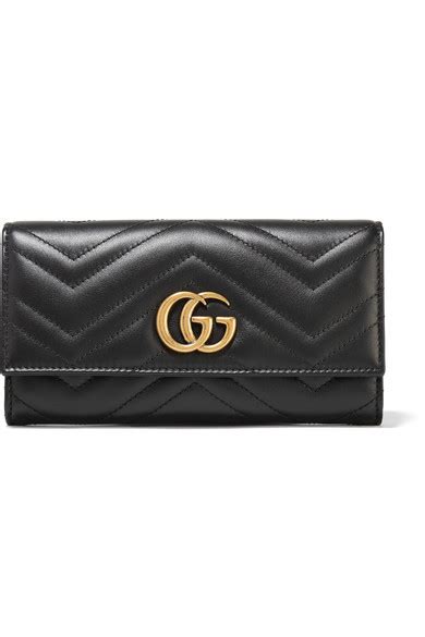 gg marmont quilted leather wallet